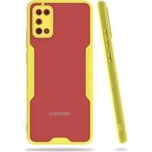 Kilifolsun - Galaxy A02S Uyumlu Kılıf Kenarı Renkli Arkası Şeffaf Parfe Kapak