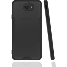 Kilifolsun - Galaxy J7 Prime / J7 Prime Iı Uyumlu Kılıf Kenarı Renkli Arkası Şeffaf Parfe Kapak