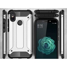 Kilifolsun - Xiaomi Mi A2 Lite Uyumlu Kılıf Çift Katman Zırh Tank Crash Military Kapak