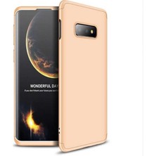 Kilifone - Galaxy S10E - Kılıf 3 Parçalı Parmak Izi Yapmayan Sert Ays Kapak