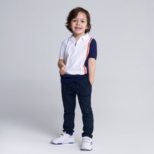 EMR Kids Triko  Pamuk Polo Yaka Fermuarlı T-Shirt