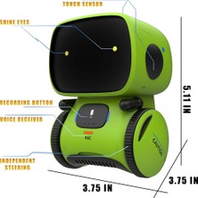 Humble Akıllı Robot, Ses Kontrolü ve Iletişim Algısı, Dans ve Şarkı Söyleme ve Yürüme, Kaydedici ile Çocuk Akıllı Robot Oyuncaklar (Yurt Dışından)