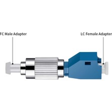 Humble Görsel Arıza Tespit Adaptörü, Fiber Optik Konektör, Tek Modlu 9/125UM Fc Erkek - Vfl Konektörü Için Lc Dişi Adaptör (Yurt Dışından)