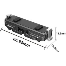 Humble Go3 Başparmak Kamera Manyetik Hızlı Çıkarma Dock Adaptörü Için (Yurt Dışından)