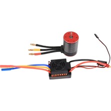 Humble 3650 5200KV Fırçasız Motor ve 60A Fırçasız Esc Su Geçirmez 1:10 1/10 Rc Kamyon Araba Tekne Modeli (Yurt Dışından)