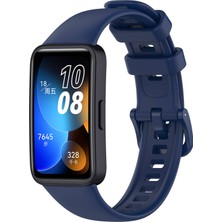 Cupcase Huawei Band 8 Uyumlu Klasik Kordon Zore - Turuncu