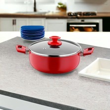 Girist Rodeo Pilav ve Karnıyarık Tenceresi 20 cm Kırmızı