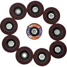 Titex 115 mm Flap Zımpara 80 Kum (10 Adet)