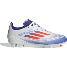 Adidas F50 League FgMg J Çocuk Beyaz Krampon (Çim Zemin) IF1367