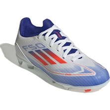 Adidas F50 League FgMg J Çocuk Beyaz Krampon (Çim Zemin) IF1367