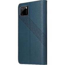 BDT Boutique Realme C11 Kickstand Üç Kart Yuvaları Premium Deri 4 Için Flip Case (Yurt Dışından)