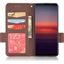 BDT Boutique Sony Xperia 5 Ii Için Kılıf Yan Toka Pu Deri Cüzdan Manyetik Kart (Yurt Dışından)