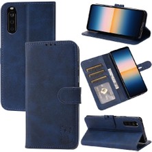 BDT Boutique Sony Xperia 10 Iii Kickstand Için Cüzdan Durumda Tüm Yuvarlak Koruma Kapatma (Yurt Dışından)