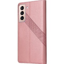 BDT Boutique Samsung Galaxy S22 Artı Premium Deri Üç Kart Yuvaları Için Flip Case (Yurt Dışından)