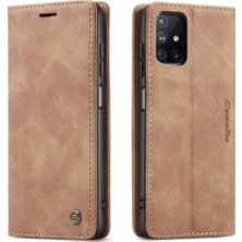 BDT Boutique Samsung Galaxy M51 Için Flip Case Kart Yuvası Kickstand Flip Folio Kitap (Yurt Dışından)