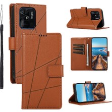 BDT Boutique Xiaomi Redmi 10C Şok Emici Kickstand Üç Kart Yuvaları Için Flip Case (Yurt Dışından)