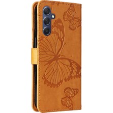 BDT Boutique Samsung Galaxy M54 Flip Kickstand Için Kılıf Kart Yuvası Standı ile Darbeye (Yurt Dışından)