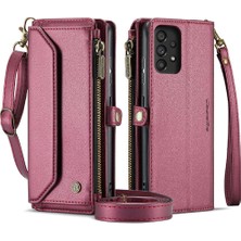 BDT Boutique Samsung Galaxy Crossbody 4g/5g Için Crossbody Durumda Rfid Engelleme Fermuar Faturaları Için (Yurt Dışından)