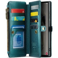 BDT Boutique Samsung Galaxy S22 Fermuar Faturaları Yuvası Durumda Cüzdan Kartı Için Crossbody Durumda (Yurt Dışından)