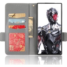 BDT Boutique Zte Nubia Kırmızı Sihirli 8 Pro Için Kılıf Yan Toka Cüzdan Manyetik Pu Deri (Yurt Dışından)