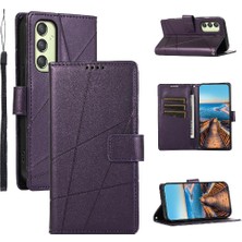 BDT Boutique Samsung Galaxy A25 Şok Emici Kickstand Üç Kart Için Flip Case (Yurt Dışından)