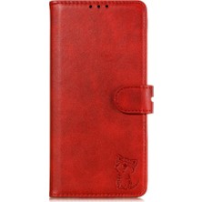 BDT Boutique Samsung Galaxy Wallet Için Cüzdan Durumda Tüm Yuvarlak Koruma Manyetik Kabartmalı (Yurt Dışından)