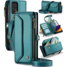 BDT Boutique Samsung Galaxy Için Crossbody Durumda A52S 5g Kart Tutucu Cüzdan Kılıf Için Rfid (Yurt Dışından)