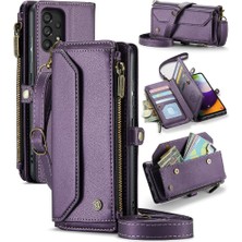 BDT Boutique Samsung Galaxy Crossbody 4g/5g Için Crossbody Durumda Rfid Engelleme Fermuar Faturaları Için (Yurt Dışından)