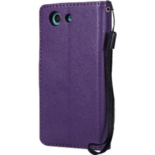 BDT Boutique Sony Xperia Z3 Mini Yüksek Kaliteli Deri Klasik Düz Renk Için Flip Case (Yurt Dışından)