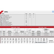 Sibop Takımı 4017 4018 In 8 Ex 8 Astra 1.6i 16V X16XEL Vectra Corsa 641034 Gold