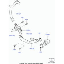 Focus Mondeo 2.0 Kalorifer Su Borusu 3M5Q8A567AA