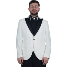 Cengiz Inler Düz Kırlangıç Yaka Yelekli Damatlık