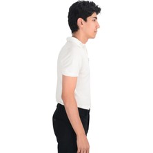 Cengiz Inler Yarım Fermuarlı Merserize Erkek Triko T-Shirt