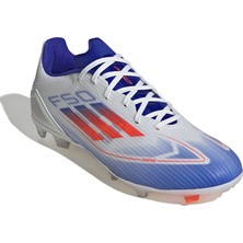 Adidas F50 League FgMg Unisex Beyaz Krampon (Çim Zemin) IE0601