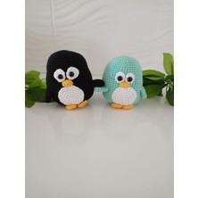 Design By Oykum 2'li Amigurumi Oyuncak Penguenler Uyku Arkadaşı