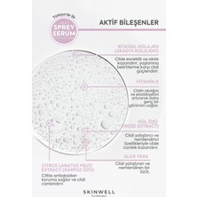 SKINWELL Sıkılaştırıcı Etki Bitkisel Kolajen - Gül Ekstrakt Içerikli Yüz Bakım Sprey Serum 100 ml