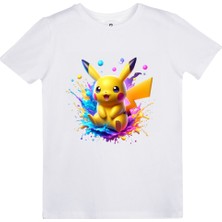 Pikachu Baskılı T-Shirt
