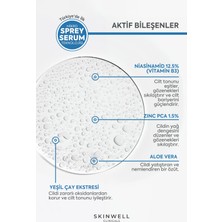SKINWELL & Yoğun Nemlendirici Yüz Bakım Sprey Serum 100 ml