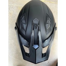 Sway Kask X1-X Seul Çene Çıkan Mat Siyah
