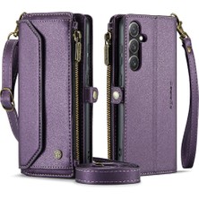 YH Mall Kadınlar Için Crossbody Durumda Samsung Galaxy S24 Cüzdan Durumda Kart Tutucu (Yurt Dışından)