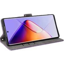 YH Mall Infinix Not 40 Pro 5G/X6851 Flip Folio Cüzdan Manyetik Kapatma Için Kılıf (Yurt Dışından)