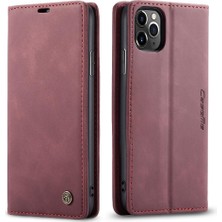 YH Mall Iphone 11 Için Flip Case Pro Durumda Kart Yuvası Kickstand Vintage Pu Deri (Yurt Dışından)