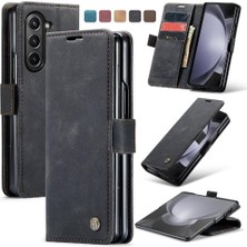 YH Mall Samsung Galaxy Z Için Flip Case Fold 5 5g Flip Folio Kitap Manyetik Kapatma (Yurt Dışından)