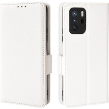 Manyi Mall Xiaomi Poco X3 Gt Cüzdan Pu Deri Yan Toka Manyetik Kart (Yurt Dışından)