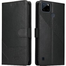 Manyi Mall Realme C21Y Kickstand Darbeye 4 Köşe Koruma Kartı Için Flip Case (Yurt Dışından)