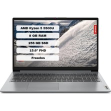 Lenovo Ideapad 1 15ALC7 82R40070TX Amd Ryzen 5 5500U 8gb 256GB SSD Freedos 15.6" Fhd Taşınabilir Bilgisayar