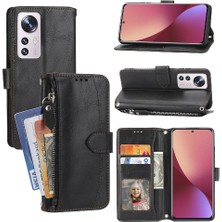 Manyi Mall Xiaomi 12 S/12X/12 Kayış Pu Deri Manyetik Kapatma Kartı Için Flip Case (Yurt Dışından)