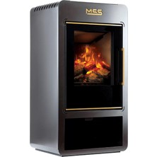 Mss Designo Şömine Odun Sobası 8 Kw Gold