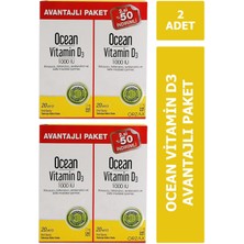 Ocean Vitamin D3 1000 Iu Sprey 20 ml - 2.'si x 2 Adet