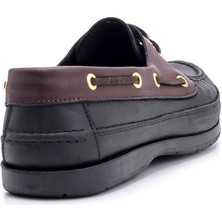 Serdar Shoes  Deri Siyah Erkek Casual Ayakkabı